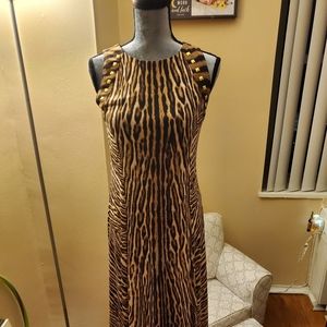 Michael Kors Long Leopard Dress